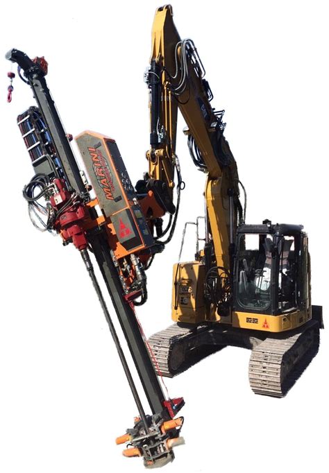 mini excavator drill product|excavator mounted drill attachment.